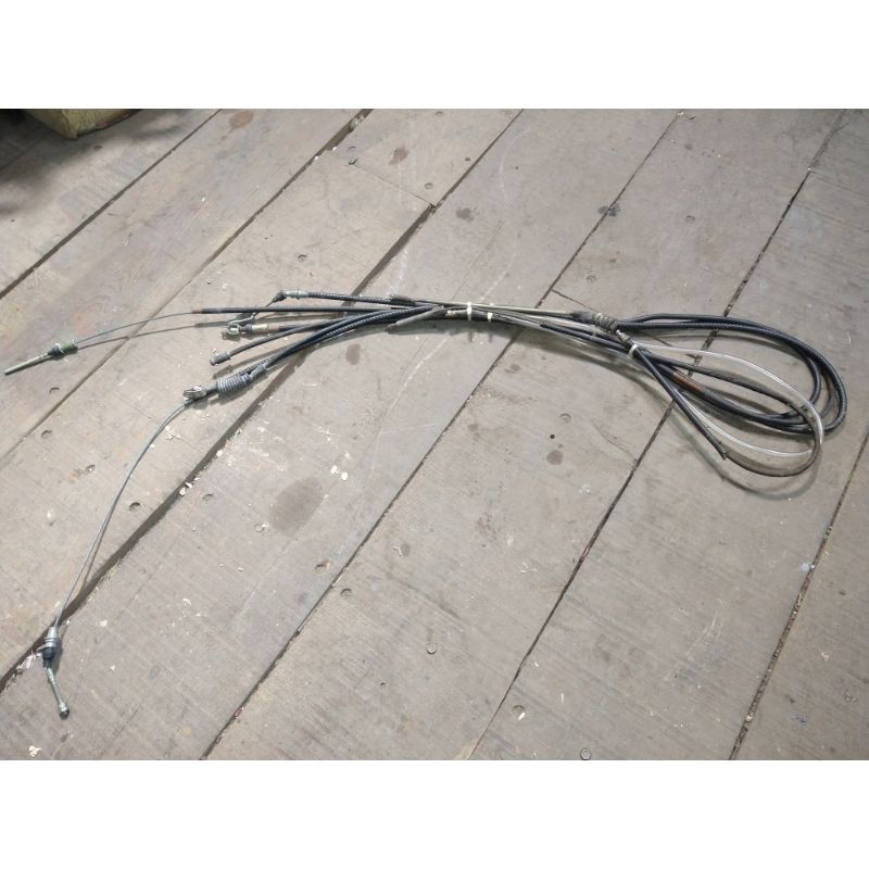 Cables clucht, acelerador y freno de mano